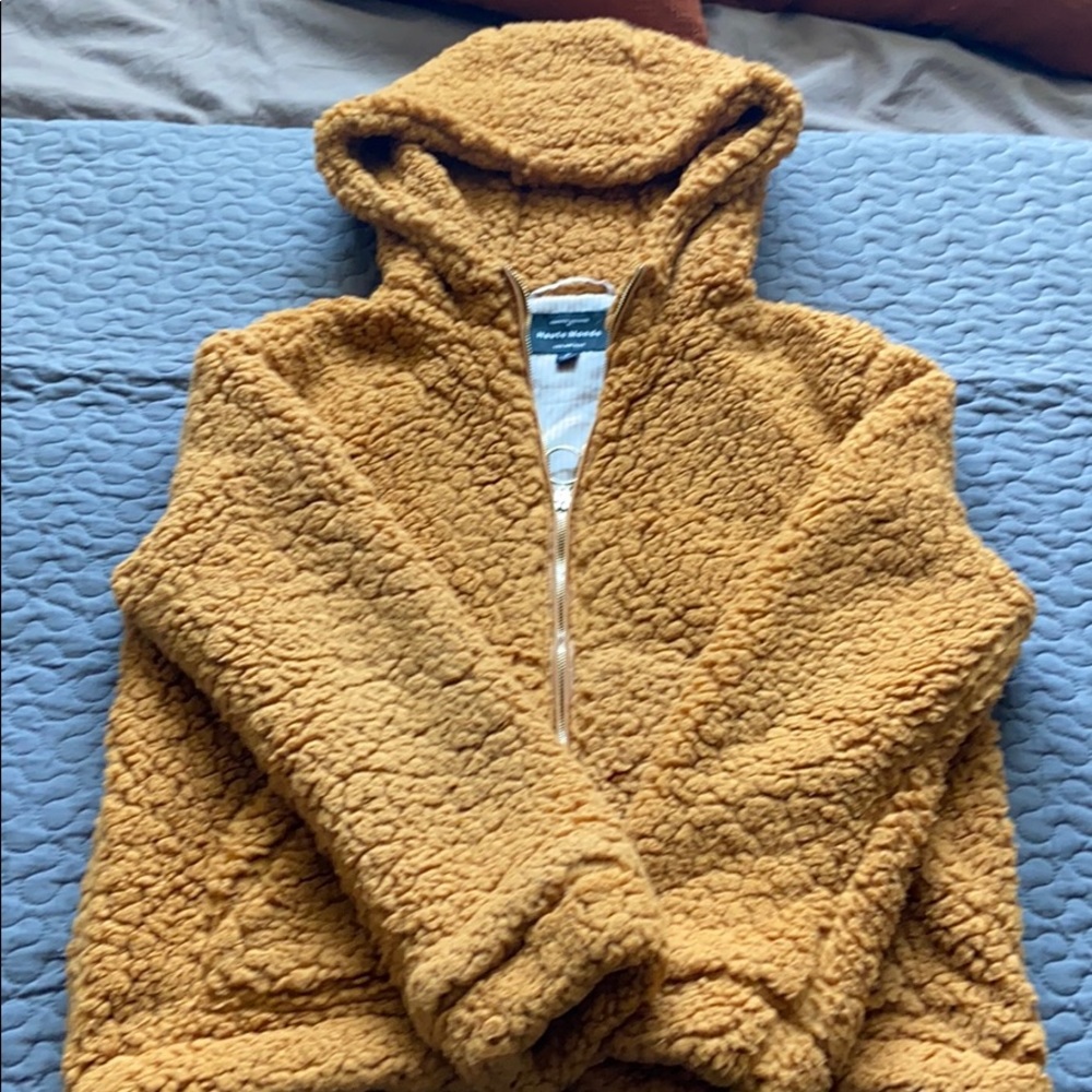 Fleece zip up sweater